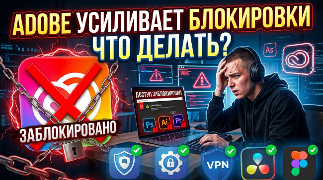 Adobe усиливает блокировки. Что делать?