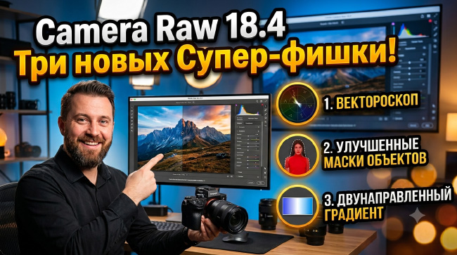 Camera Raw 18.4. Три новых Супер-фишки