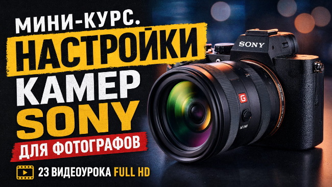 Мини-курс. Настройки фотокамеры Sony A7V для фотографов