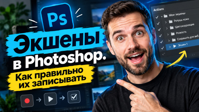 Как правильно создавать экшены в Photoshop