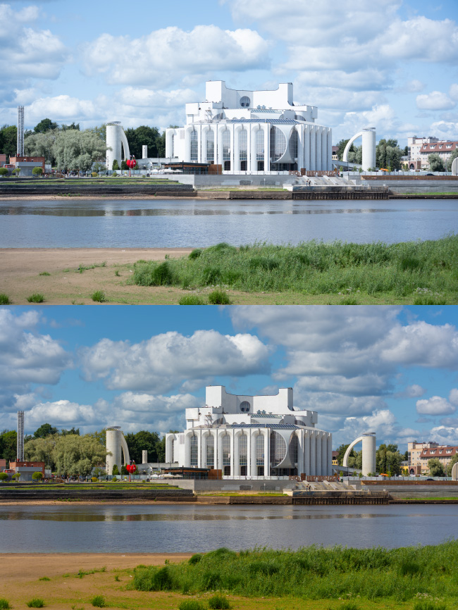 Обработка пересвеченной фотографии с небом в Photoshop